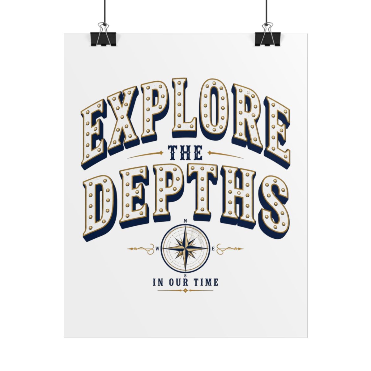 In Our Time "Explore the Depths" Poster
