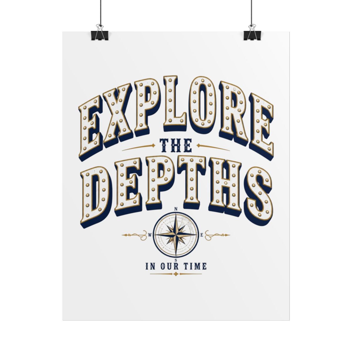 In Our Time "Explore the Depths" Poster - alternate angle 1, merchandise